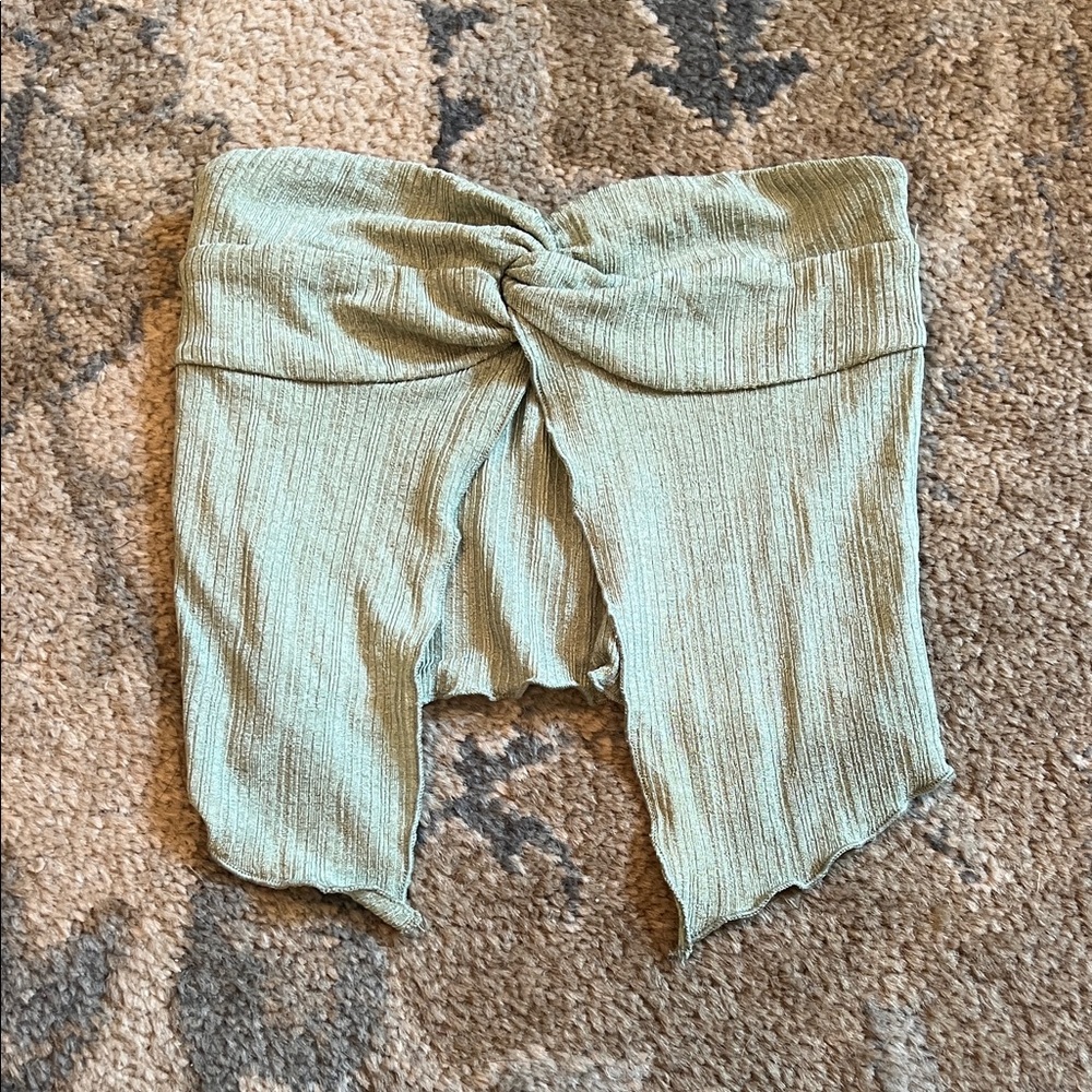 Princess Polly Sage Twist Front Tube Top